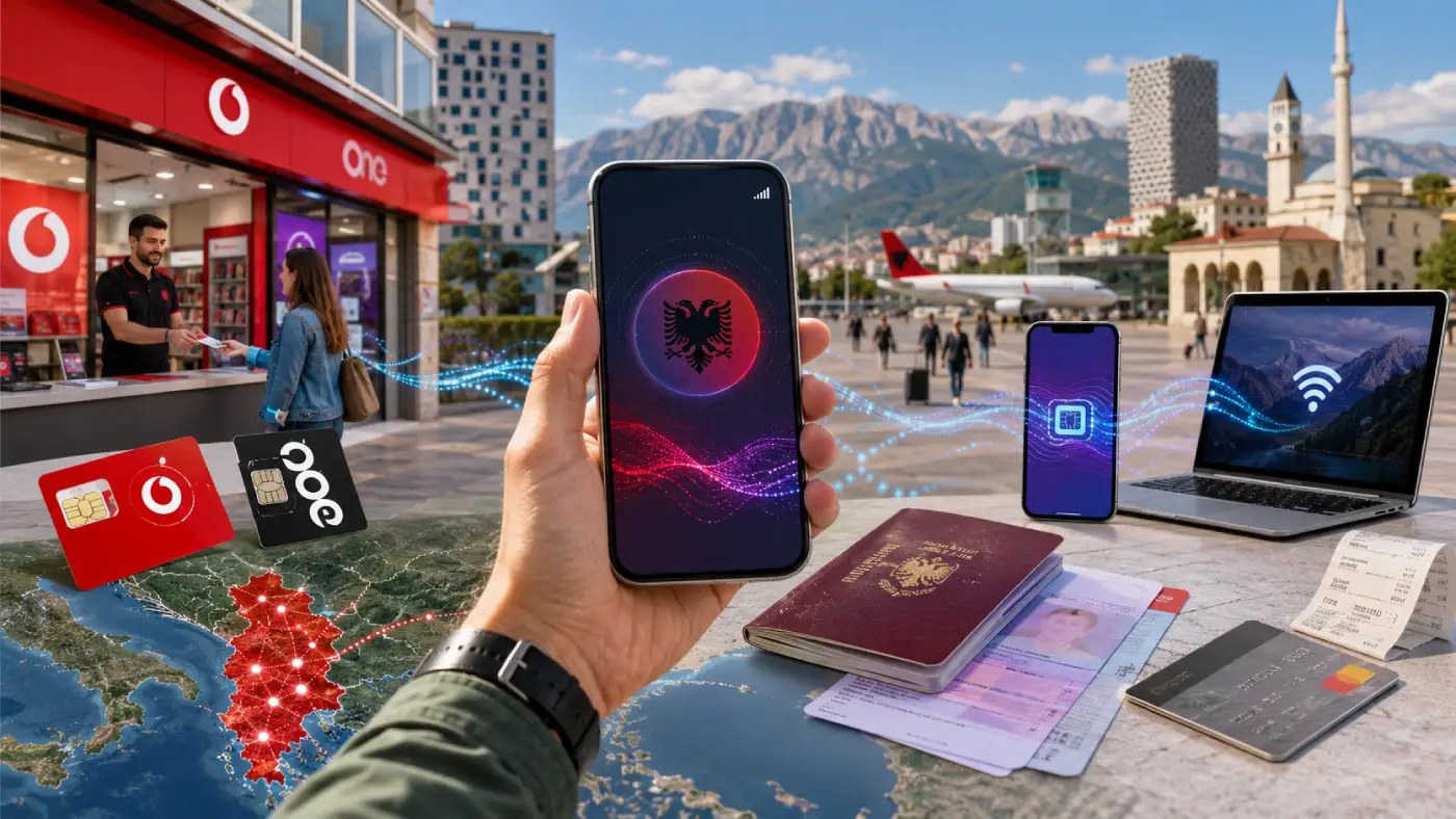 Albania SIM Card for Tourists (2026): Vodafone vs One, Prices & Registration