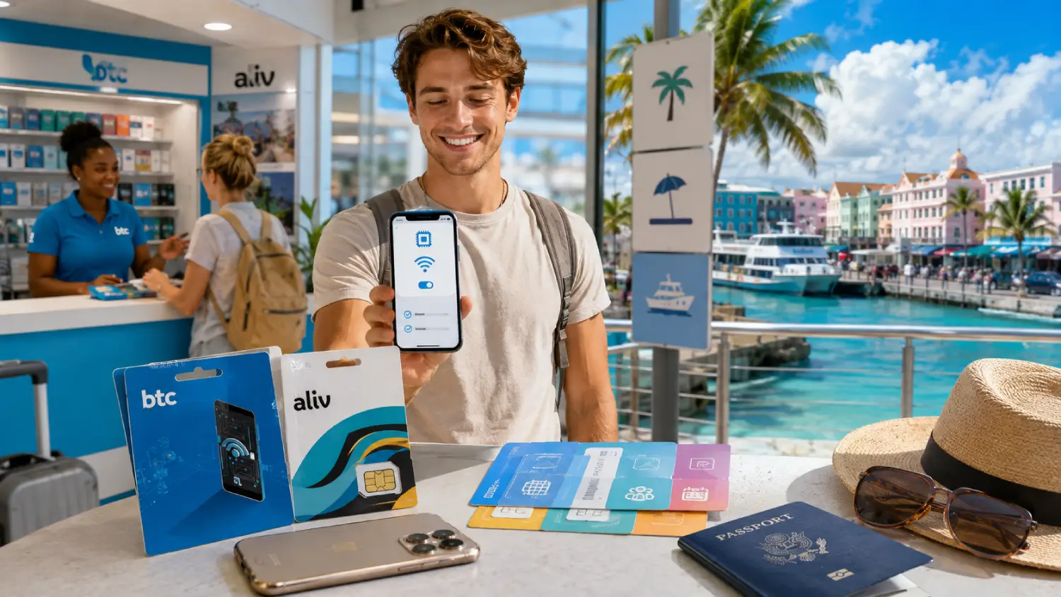 Bahamas SIM Card for Tourists (2026): BTC vs ALIV, Prices & Where to Buy