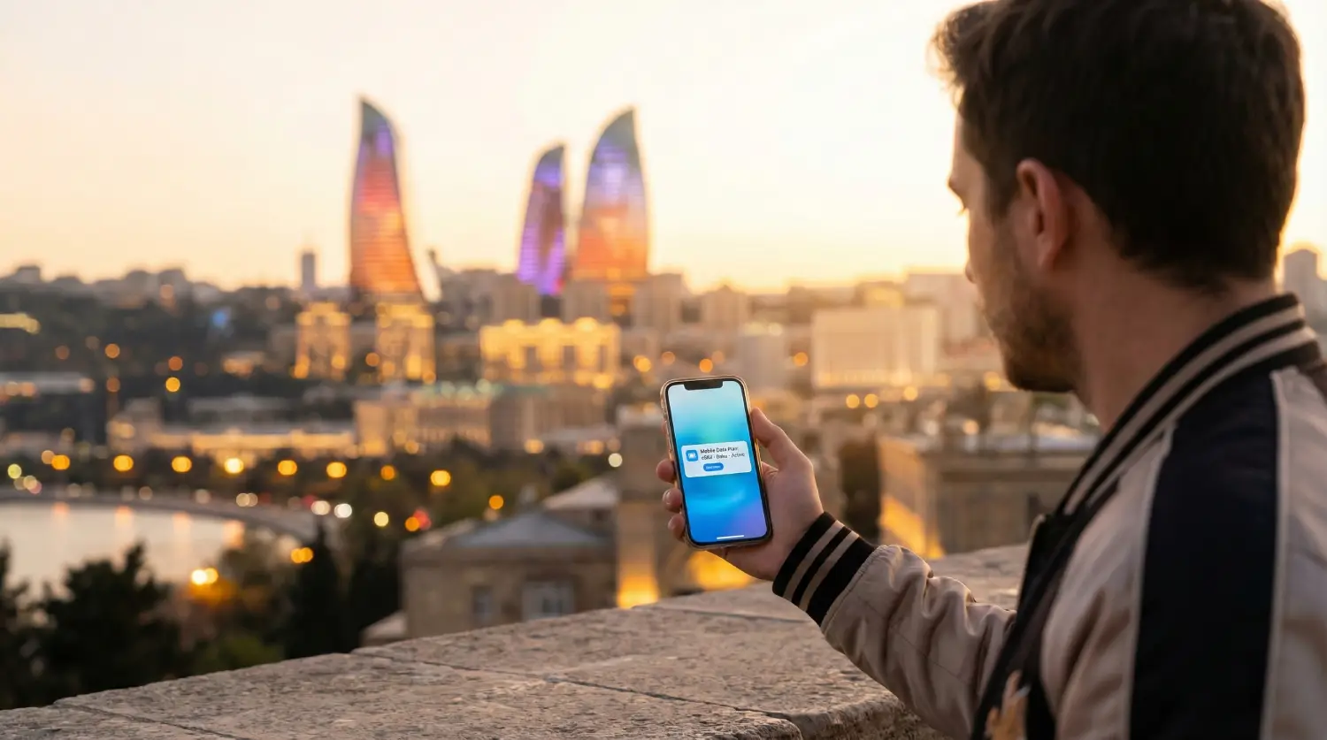 Beste eSIM für Aserbaidschan (2026) – Preise, Abdeckung und echten Wert vergleichen