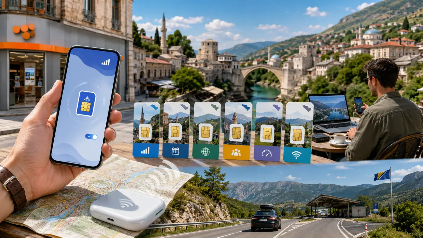 Best eSIM for Bosnia and Herzegovina (2026): Prices, Networks and Balkan Roaming