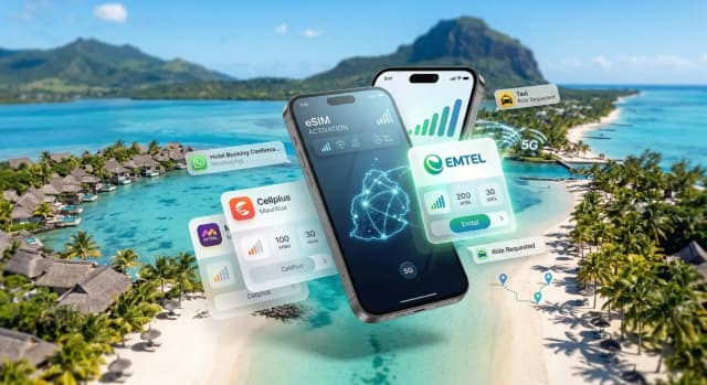 Beste eSIM vir Mauritius (2026): Pryse, Dekking, en die Beste Waarde vir Reisigers