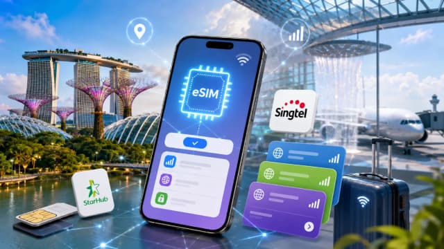 Bedste eSIM til Singapore (2026): Billigste 30-dages abonnementer sammenlignet