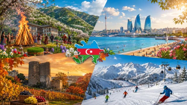 بهترین زمان برای سفر به آذربایجان: آب‌وهوا، مناطق و فصل‌ها