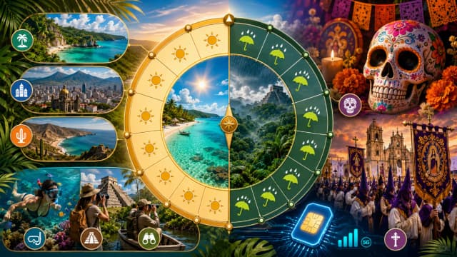 Melhor Época para Visitar o México: Clima, Regiões e Estações