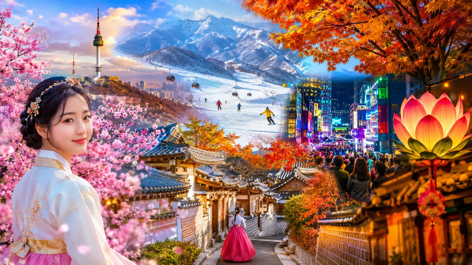 Waktu Terbaik untuk Melawat Korea Selatan 2026: Cuaca, Wilayah & Musim