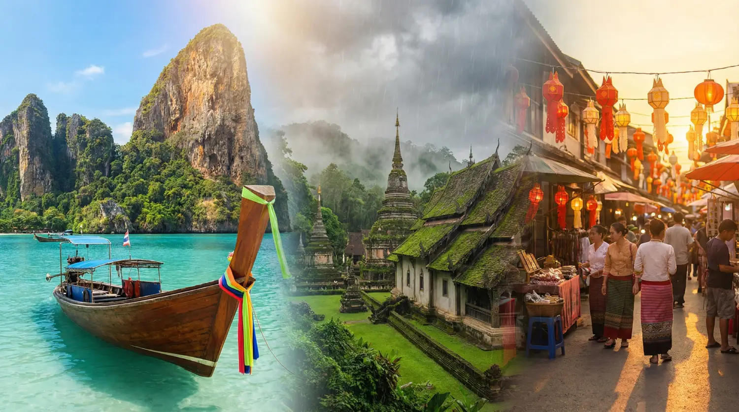 Beste tid å besøke Thailand: Vær, monsun og "De to kystene" regelen (2026 guide)