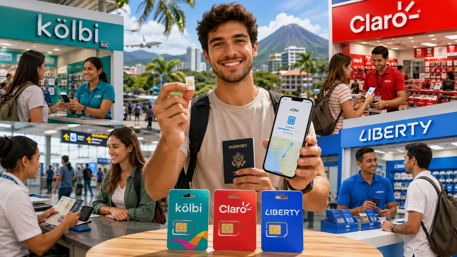 Cartão SIM da Costa Rica para Turistas (2026): Preços, Registro e Onde Comprar