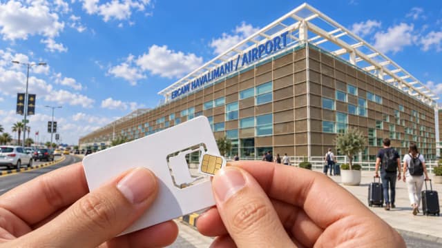 Ercan Havalimanı (ECN) SIM Kartları: Turkcell, Telsim ve eSIM