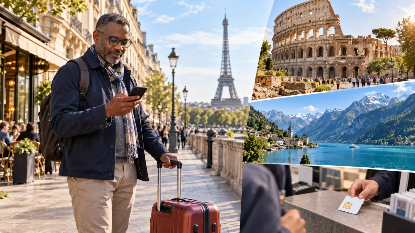 Európai turistáknak szánt SIM-kártya: vásárlási lehetőségek és több országra kiterjedő lefedettség