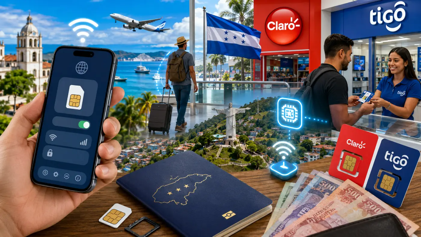 Carte SIM touristique au Honduras : Claro vs Tigo, prix et enregistrement