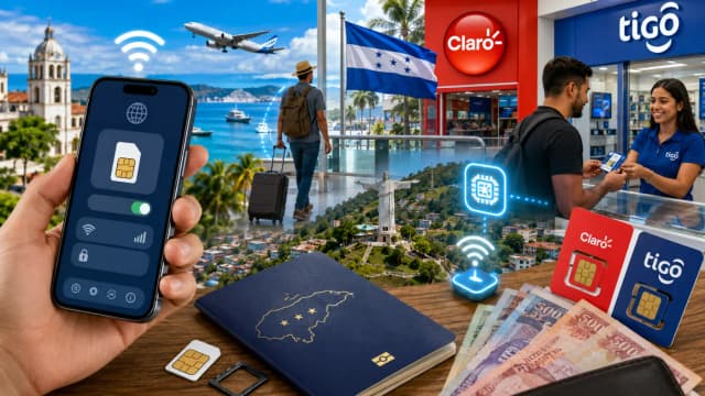 Carte SIM touristique au Honduras : Claro vs Tigo, prix et enregistrement