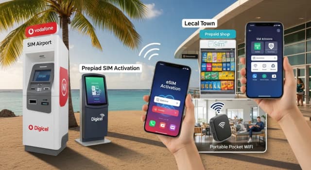 피지에서 인터넷 이용하기 (2026): SIM 카드, eSIM, 포켓 WiFi 및 WiFi 가이드