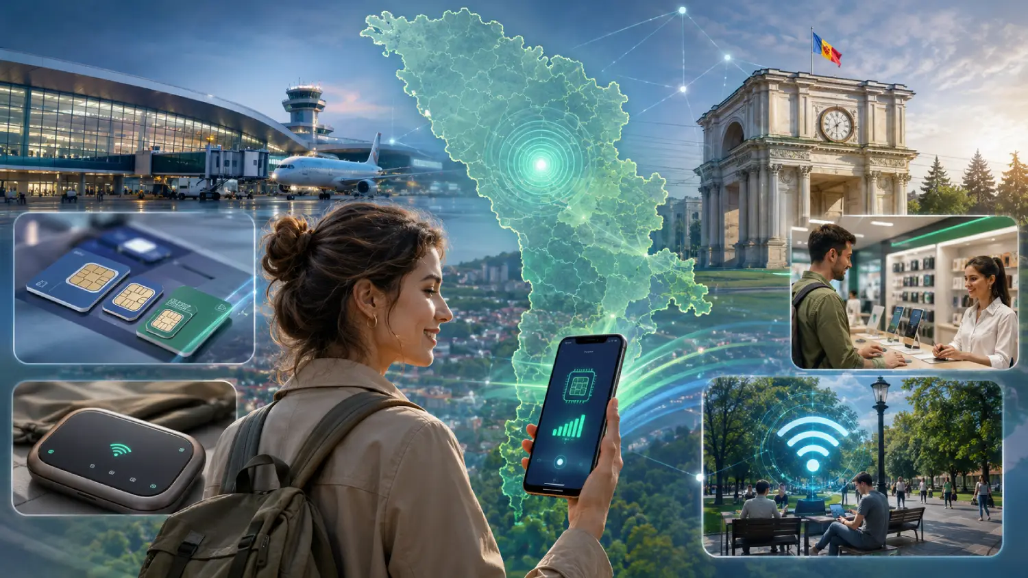Come ottenere Internet in Moldavia (2026): SIM, eSIM, Pocket WiFi e WiFi pubblico
