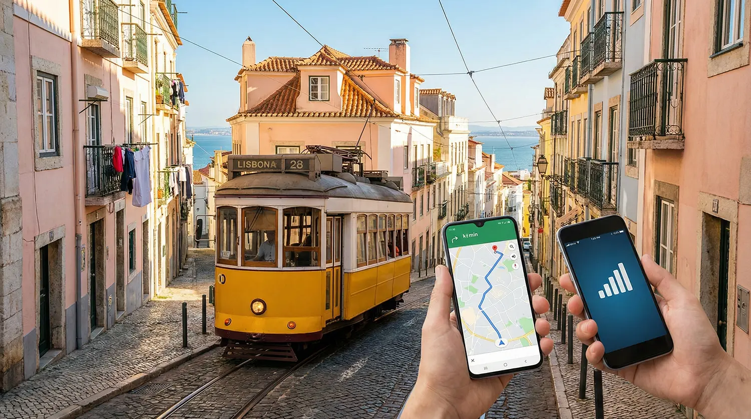 Como Obter Internet em Portugal: SIMs de Aeroporto, Cartões SIM Locais, eSIMs e Pocket WiFi Explicados