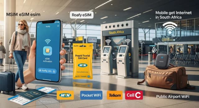 Hoe om Internet in Suid-Afrika te kry (2026): SIM-kaart, Reis eSIM, en Sak WiFi