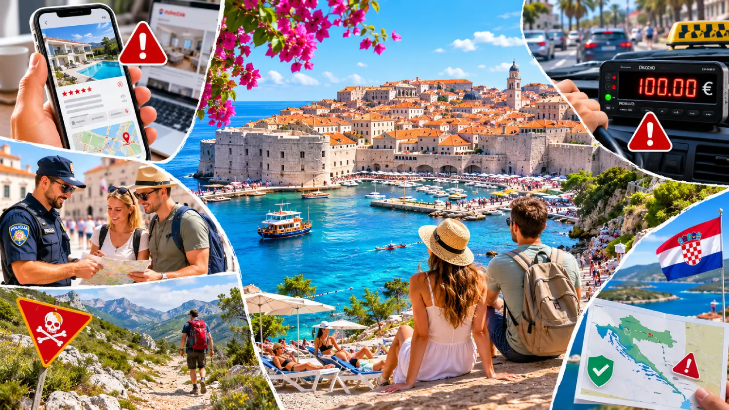Je Chorvatsko bezpečné pro turisty? Digitální podvody, nepoctivá taxi a kapsáři