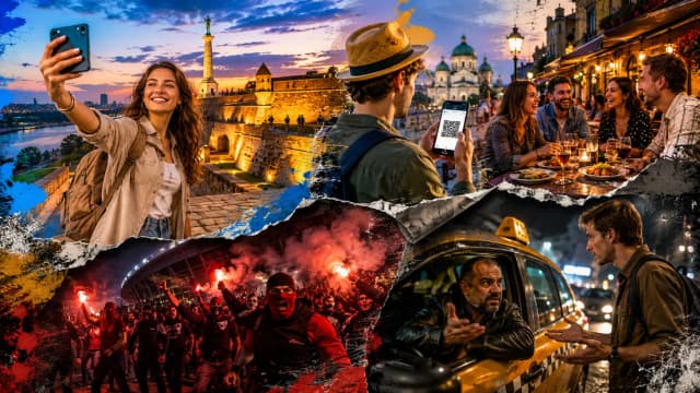 Дали Србија е безбедна за туристи? Фудбалски хулигани, лажни таксита и измами (2026)