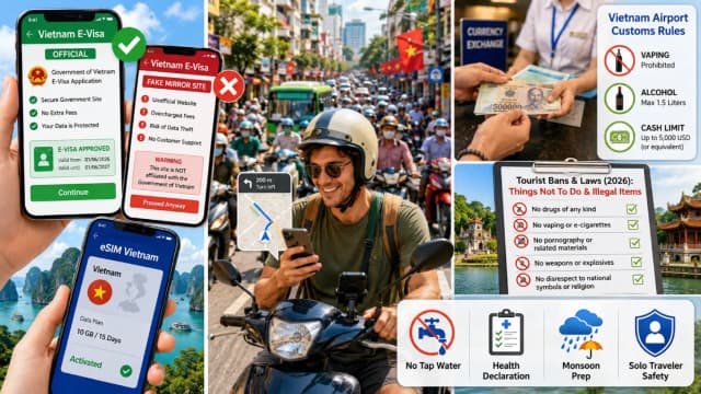 Er Vietnam sikkert for turister? Falske e-visum, trafikkaos og svindel
