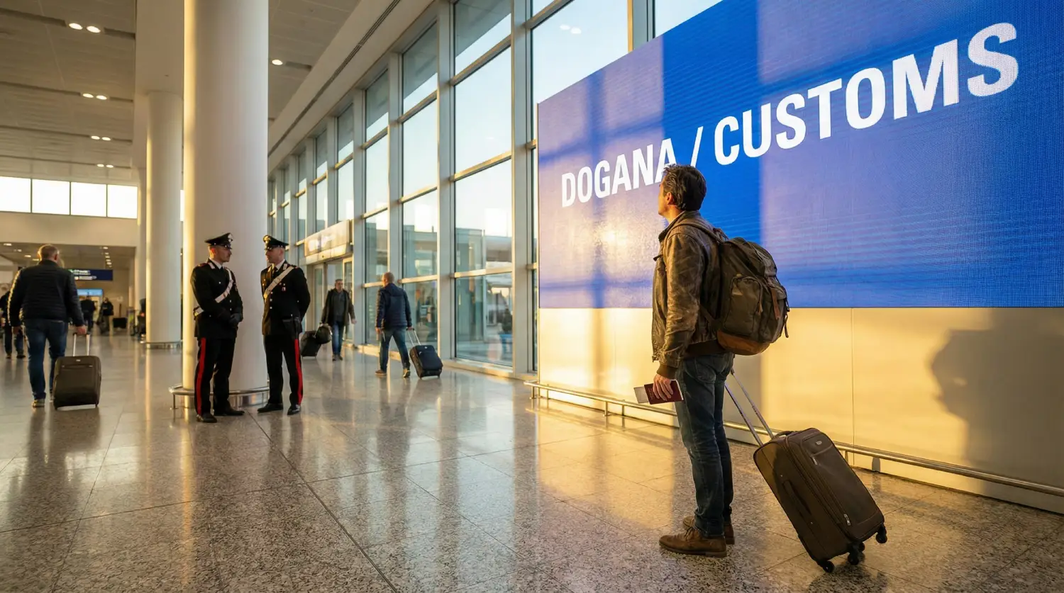 Luchthaven Douaneregels Italië 2026: Alcohol, Sigaretten & Contante Limieten