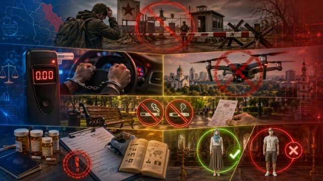 Заборони та закони для туристів у Молдові 2026: Що не можна робити та заборонені предмети