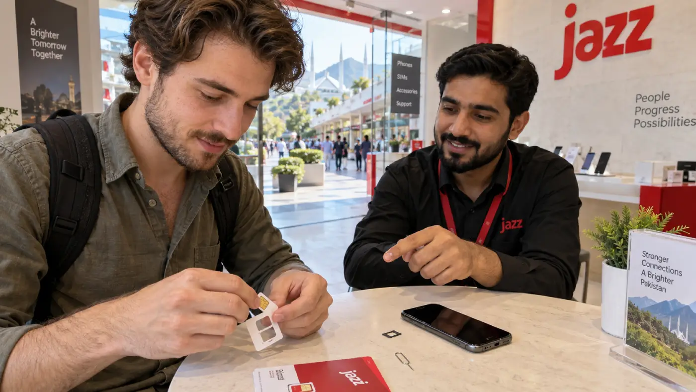 Carte SIM pakistanaise pour les touristes : prix, enregistrement et où l’acheter