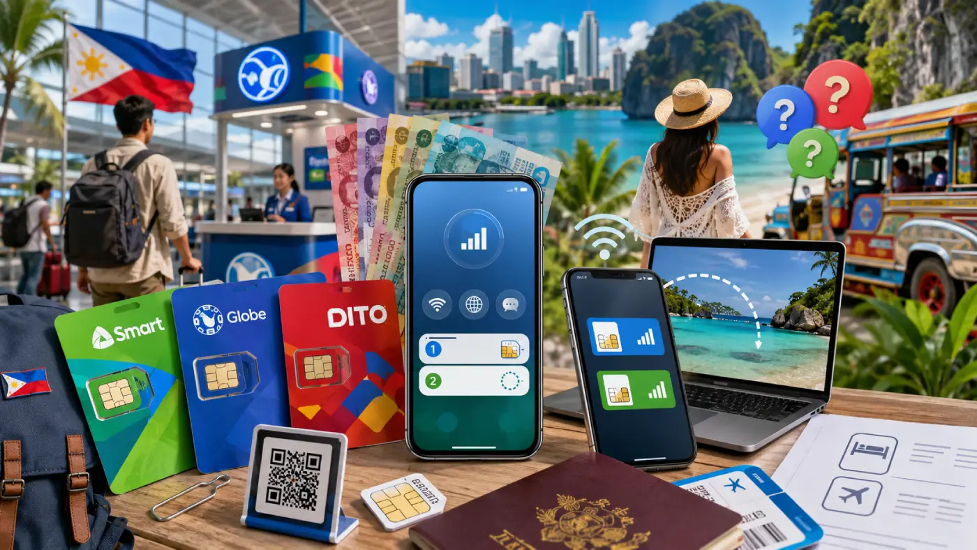 Philippines SIM Card for Tourists: Smart, Globe & DITO Prices