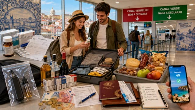 Portugal Customs Rules (2026): Food, Vapes, Cash & Duty-Free Limits