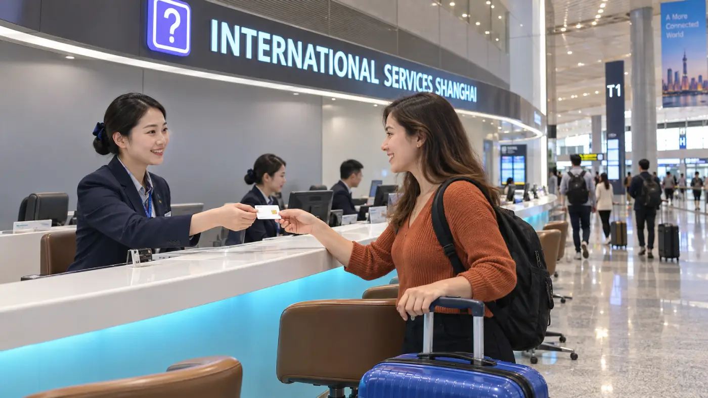 SIM-kort på Shanghai Pudong Airport (PVG): Var du kan köpa dem