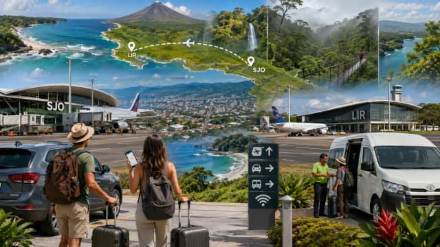 SJO vs LIR: Vilken flygplats i Costa Rica bör du flyga till?