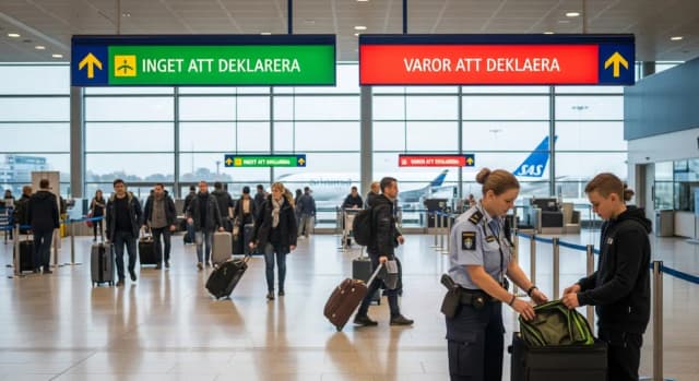 Sverige Lufthavn Toldregler: Alkohol, Cigaretter & Begrænsede Genstande