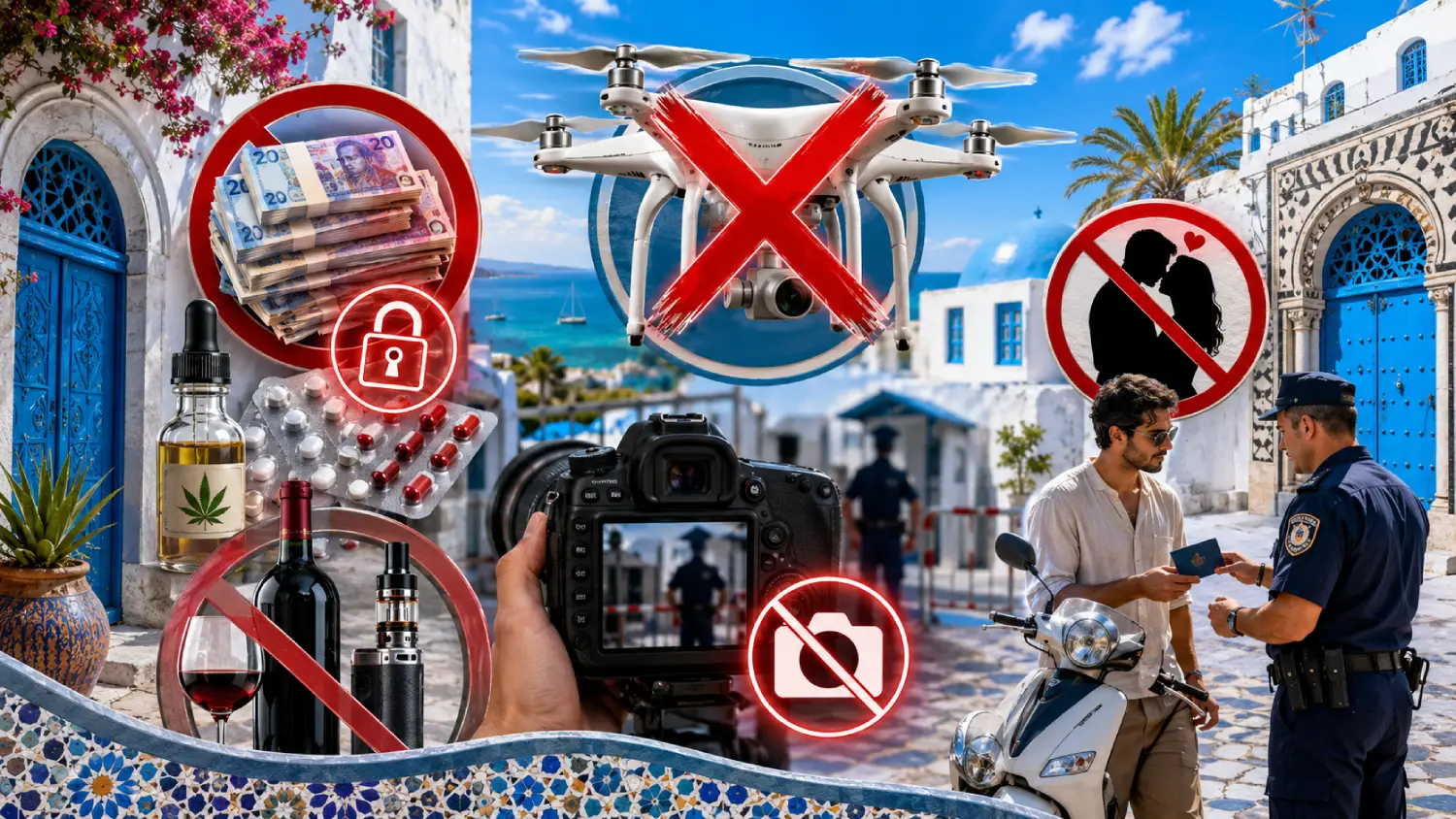 Tunesische Touristenverbote & Gesetze (2026): Dinge, die man nicht tun sollte, und illegale Gegenstände