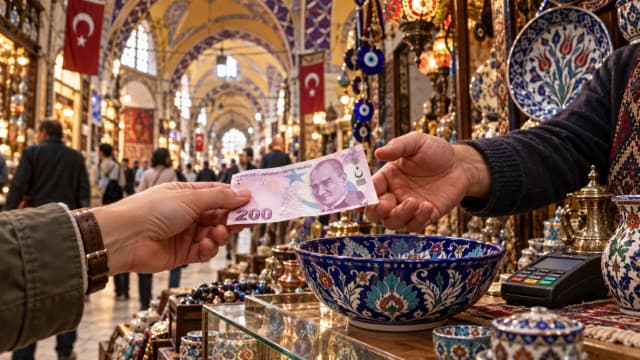 Reisgeld in Turkije: contant geld, kaarten, geldautomaten en betalingen