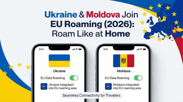 Україна та Молдова приєднуються до зони роумінгу ЄС (2026): що це насправді означає для мандрівників