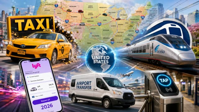 Οδηγός Μεταφορών Ηνωμένων Πολιτειών (2026): Uber, Ταξί & Συμβουλές Διασύνδεσης