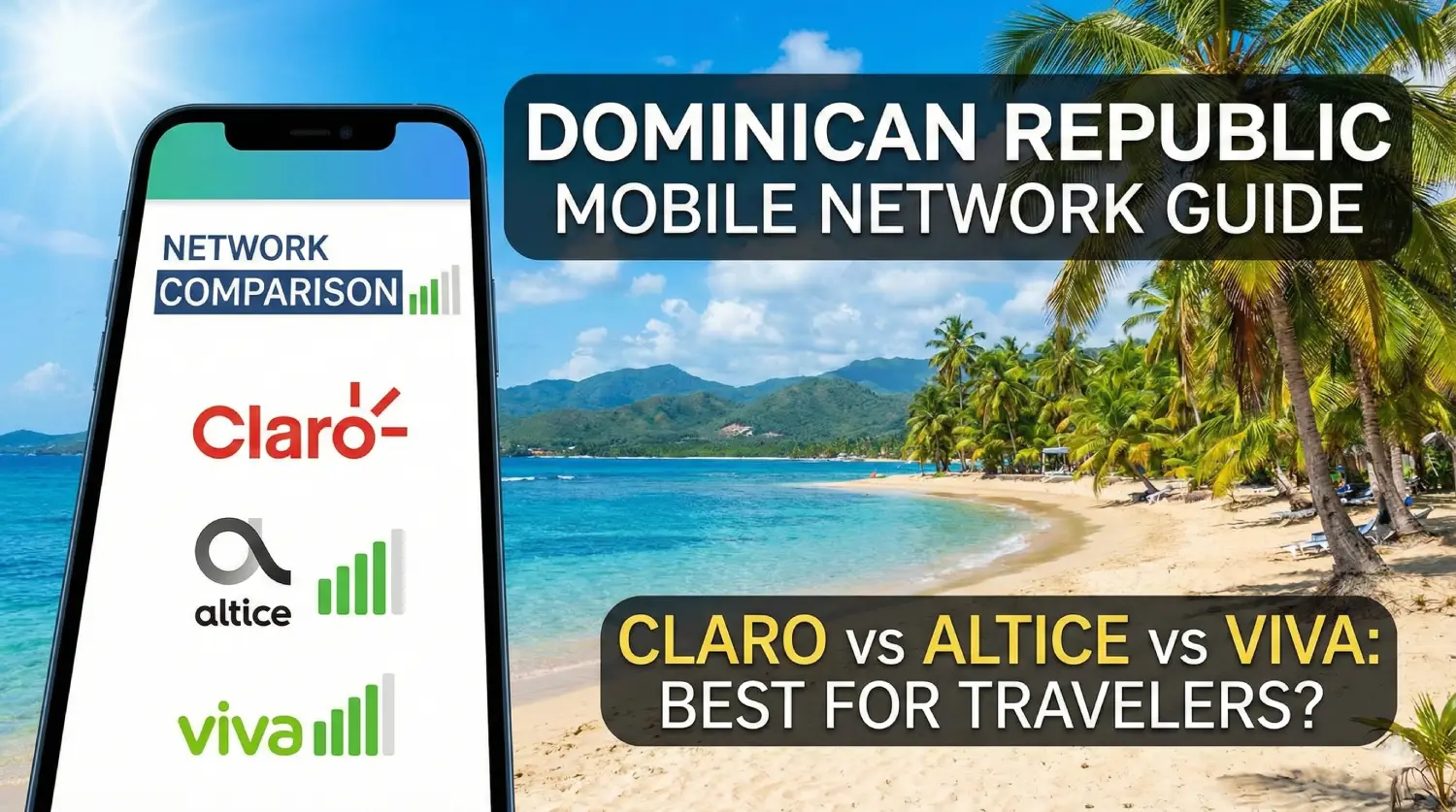 Která mobilní síť je nejlepší v Dominikánské republice? Claro vs Altice vs Viva