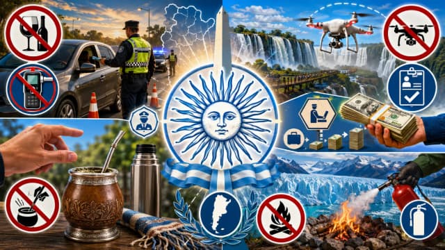 Proibições e Leis para Turistas na Argentina: Coisas que Não Fazer e Itens Ilegais