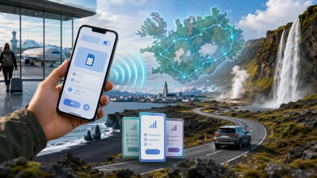 La mejor eSIM para Islandia (2026): compara precios, cobertura y planes