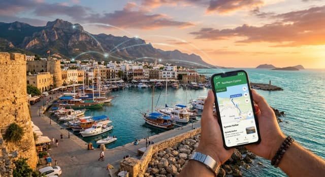 بهترین eSIM برای قبرس شمالی (2026) – مقایسه قیمتها و پوشش