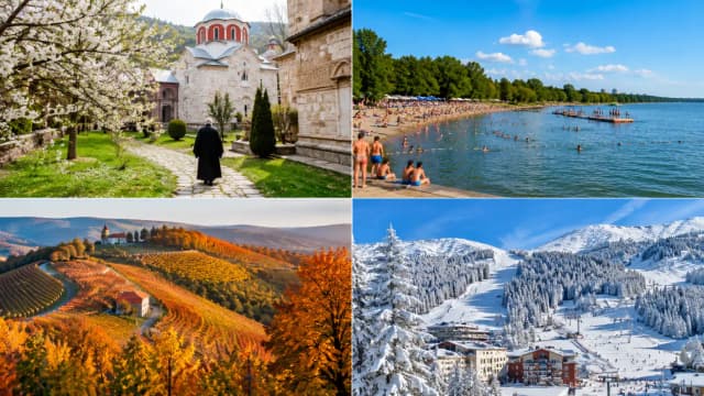 Najbolje vrijeme za posjet Srbiji: vrijeme, regije i godišnja doba