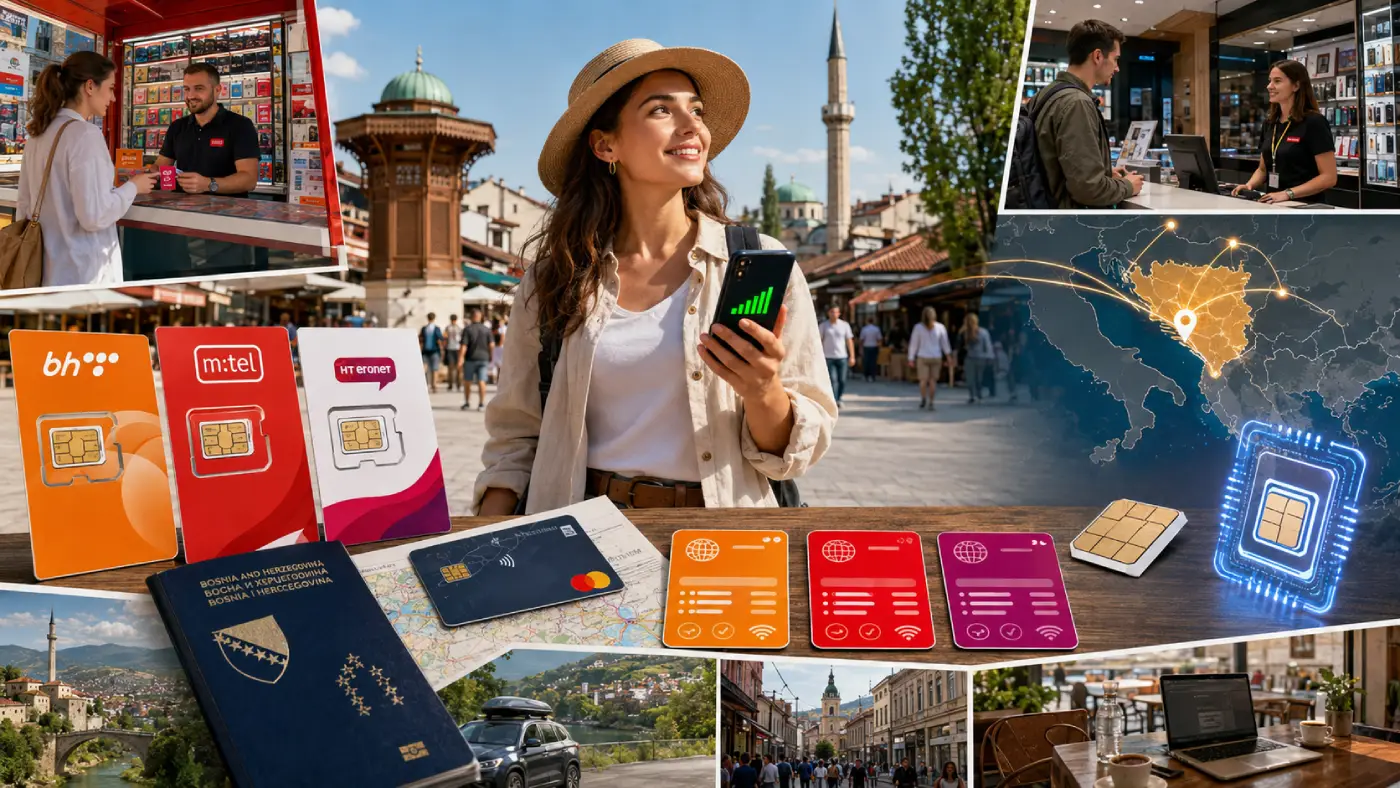 SIM kartica za turiste v Bosni in Hercegovini: cene, operaterji in registracija