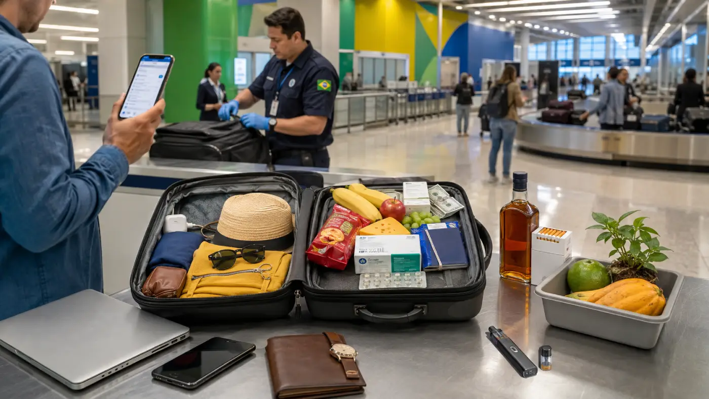 Brazil Customs Rules: Vapes, Food, Cash & Duty-Free Limits