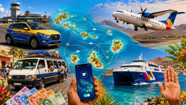 Guia de Transporte em Cabo Verde: Táxis, Voos e Ferries