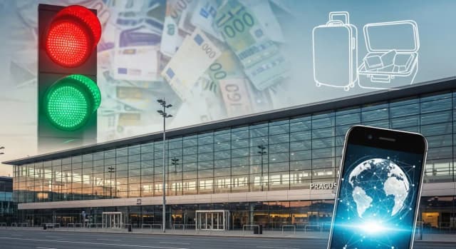 Pravila carine na aerodromima Češke Republike (2026): Ograničenja za alkohol, cigarete i gotovinu