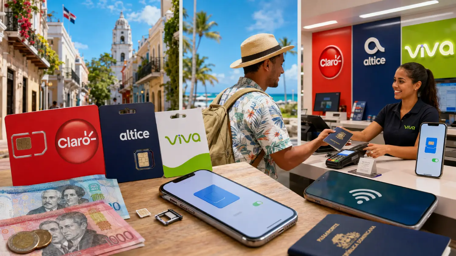 Karta SIM na Dominikanie dla turystów (2026): Claro, Altice i Viva
