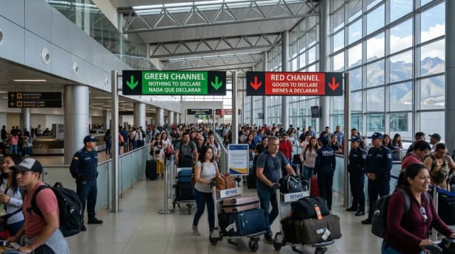 Regras de Alfândega do Aeroporto do Equador (2026): Limites de Eletrônicos, Álcool e Dinheiro