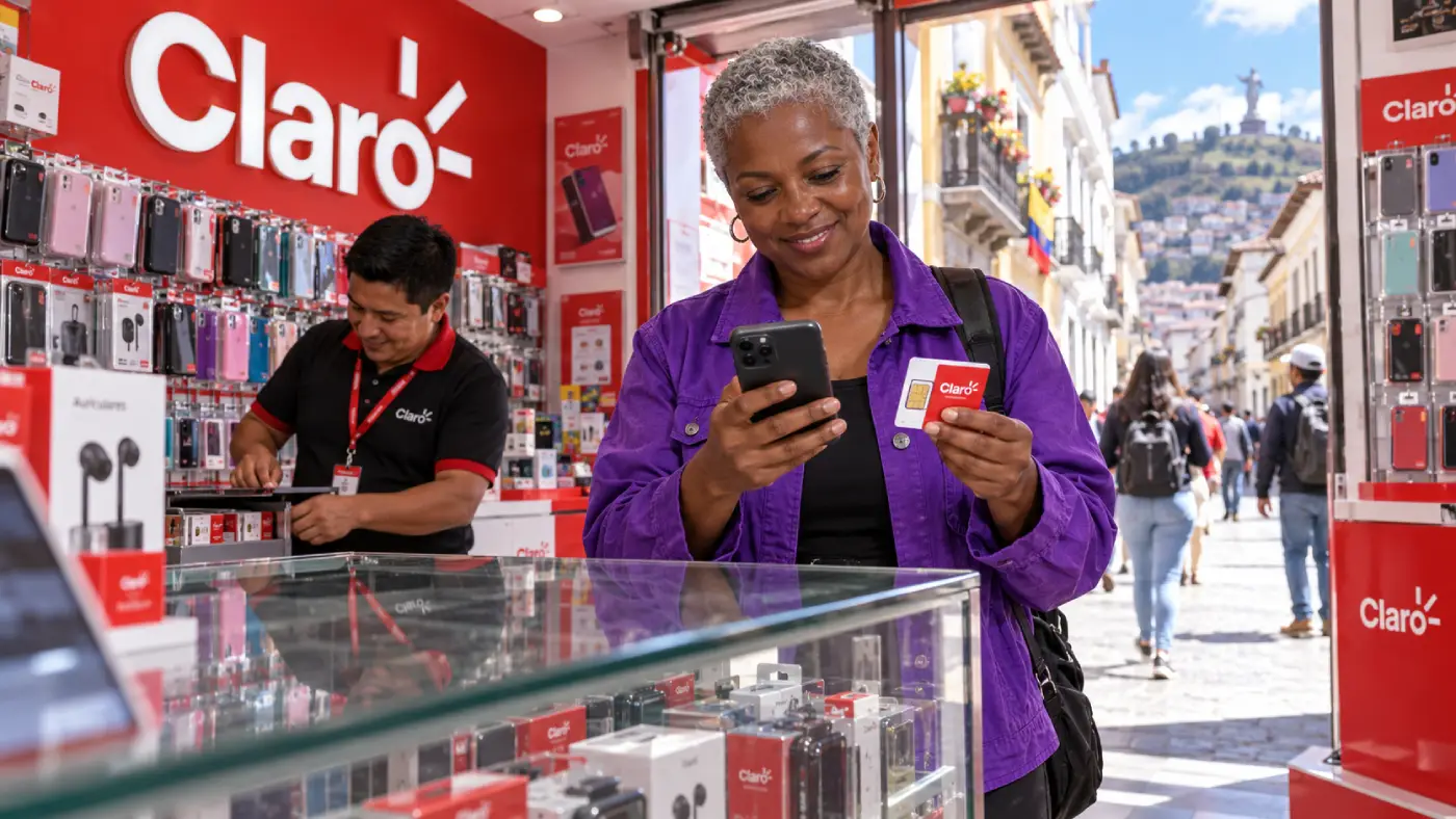 Carte SIM en Équateur pour les touristes : prix, enregistrement et où l’acheter