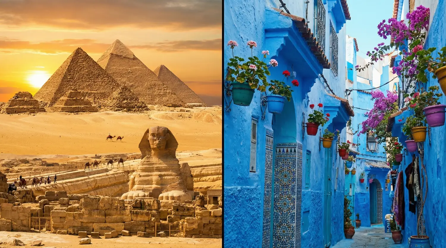 Egypten vs. Marocko: Vilken nordafrikansk jätte passar dig 2026? (Stämning, Säkerhet & Roaming)
