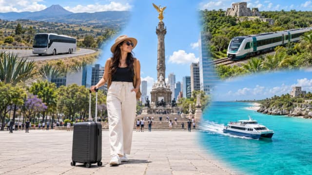 Se déplacer au Mexique : bus, vols, trains et transports locaux