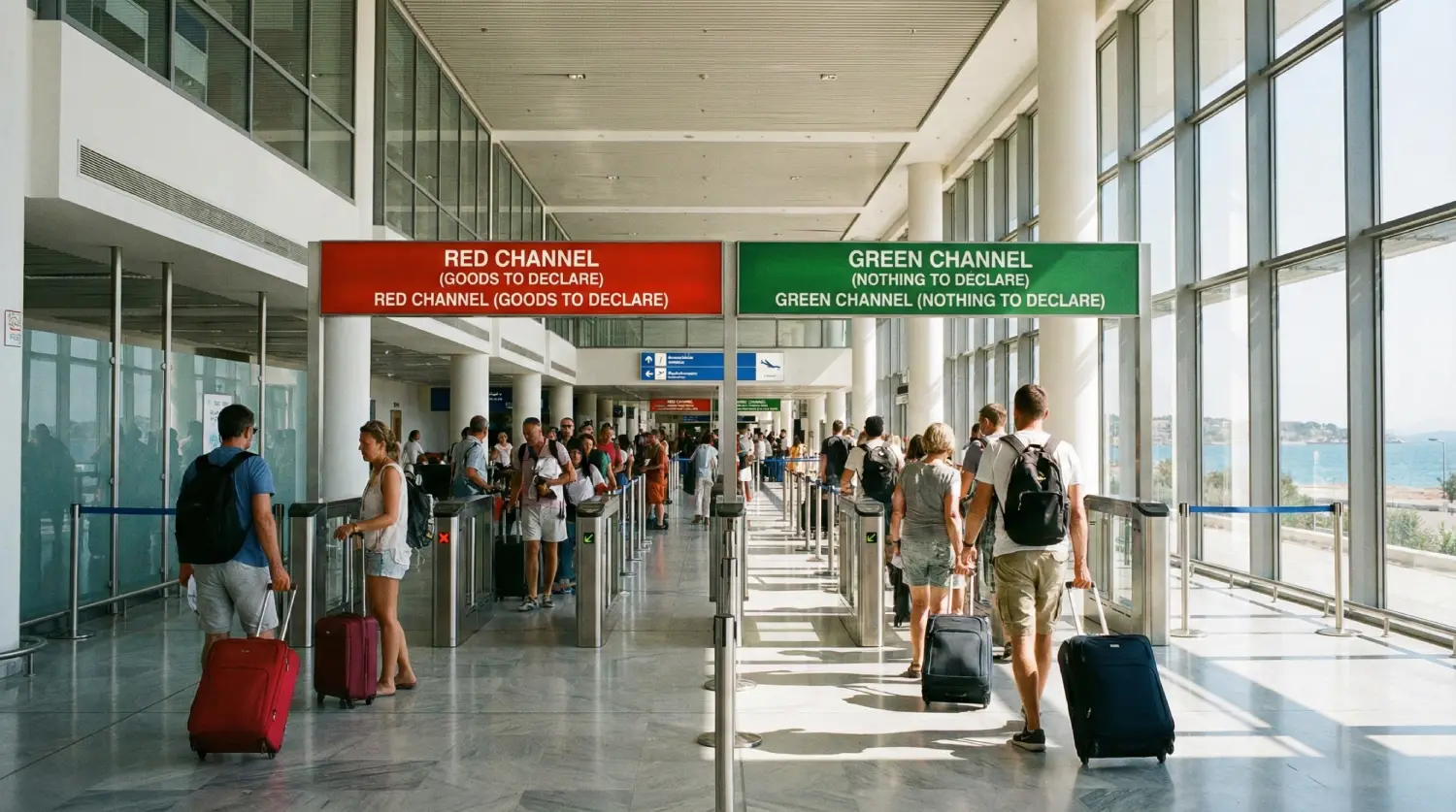 Regulile Vămii Aeroportului din Grecia (2026): Alcool, Tigări și Numerar
