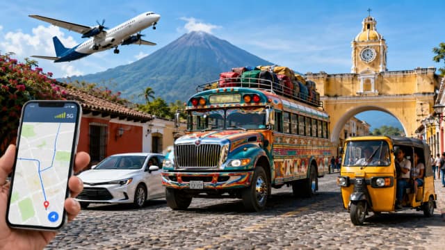 Guia de Transporte na Guatemala: Dicas sobre Uber, Táxis e Ônibus